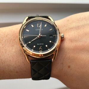 Citizen Eco-Drive Black Dial Watch